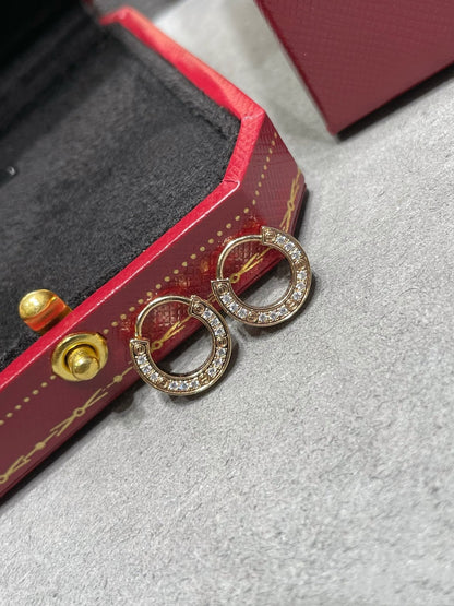[Am jewelry]LOVE DIAMOND EARRINGS