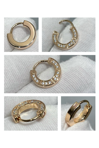 [Am jewelry]LOVE DIAMOND EARRINGS