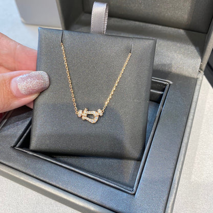 [Am jewelry]FORCE 10 DIAMOND PINK GOLD NECKLACE MINI MODEL