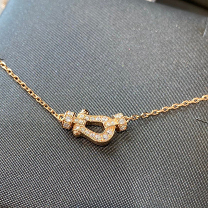 [Am jewelry]FORCE 10 DIAMOND PINK GOLD NECKLACE MINI MODEL