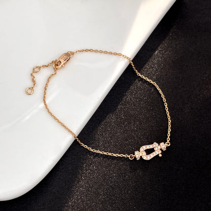 [Am jewelry]FORCE 10 FULL DIAMOND BUCKLE CHAIN LINK MINI MODEL