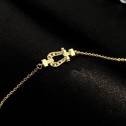 [Am jewelry]FORCE 10 FULL DIAMOND BUCKLE CHAIN LINK MINI MODEL