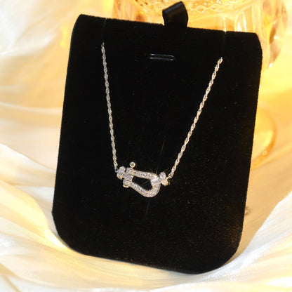 [Am jewelry]FORCE 10 DIAMOND SILVER NECKLACE MINI MODEL