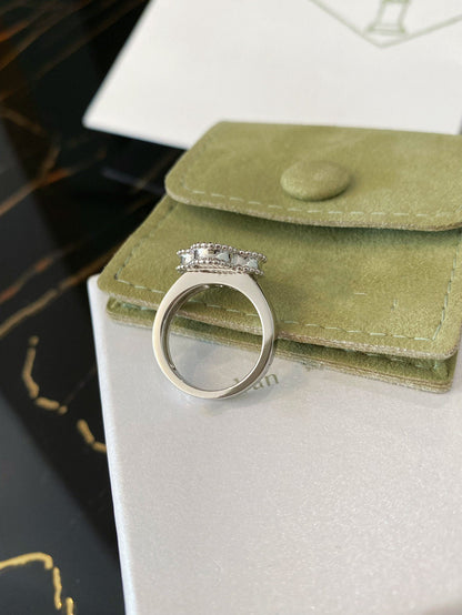 [Am jewelry]CLOVER SILVER RING