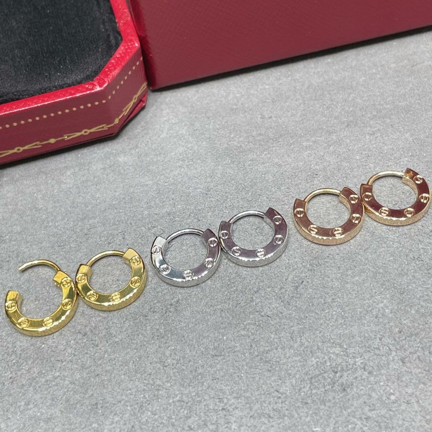 [Am jewelry]LOVE MINI EARRINGS