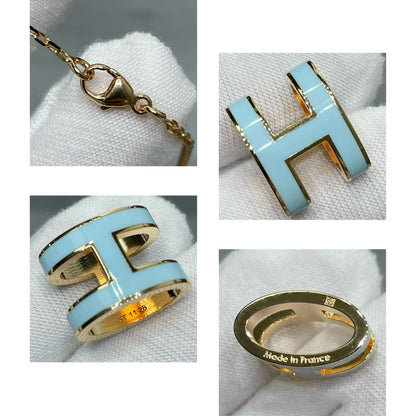 [Am jewelry]POP H SKY BLUE NECKLACE