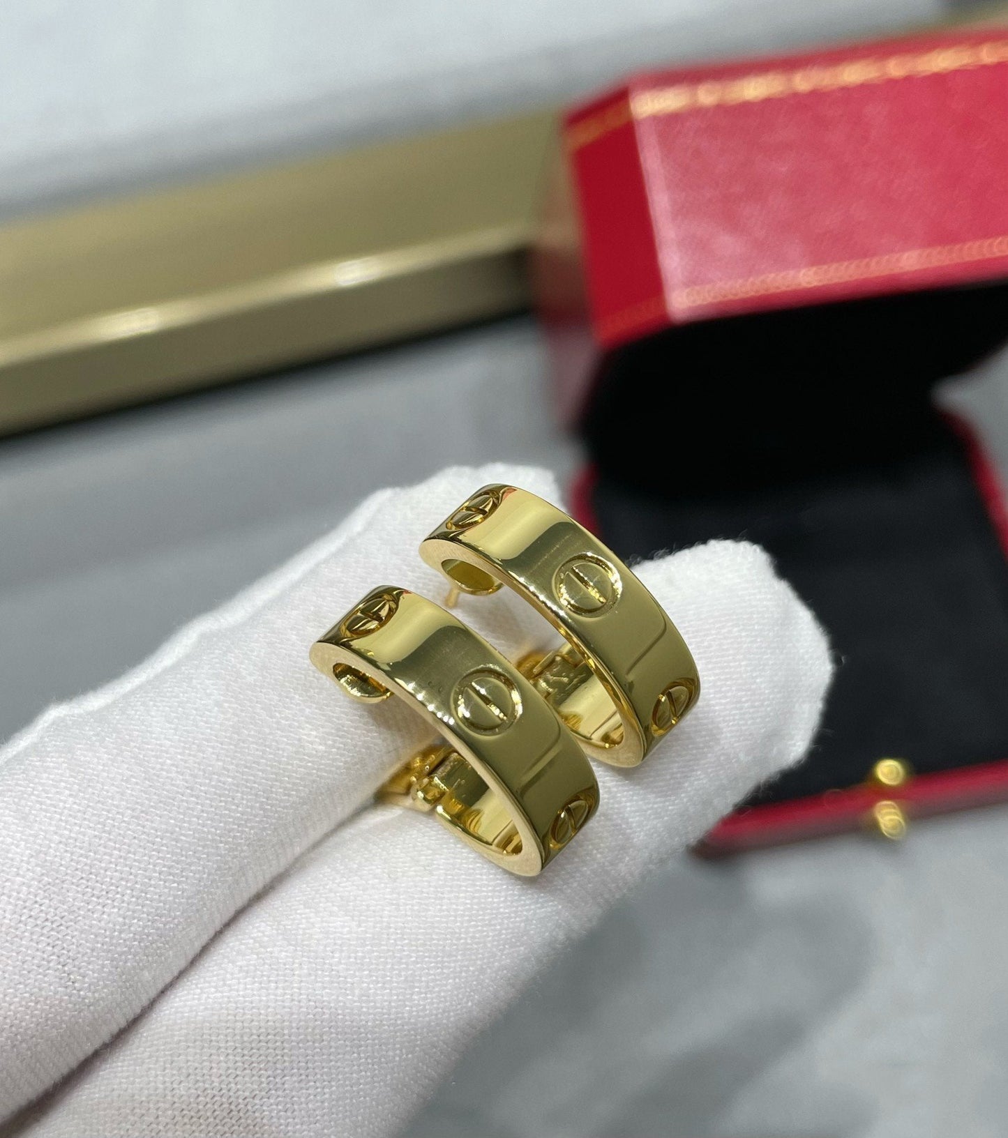 [Am jewelry]LOVE 5.5MM EARRINGS