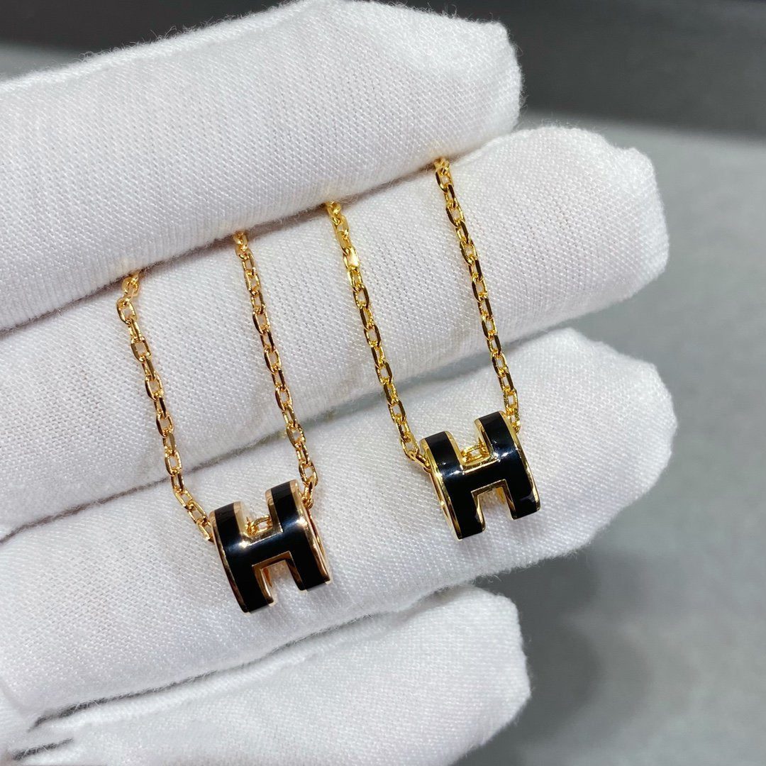 [Am jewelry]MINI POP H NECKLACE
