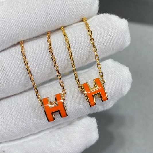 [Am jewelry]MINI POP H NECKLACE