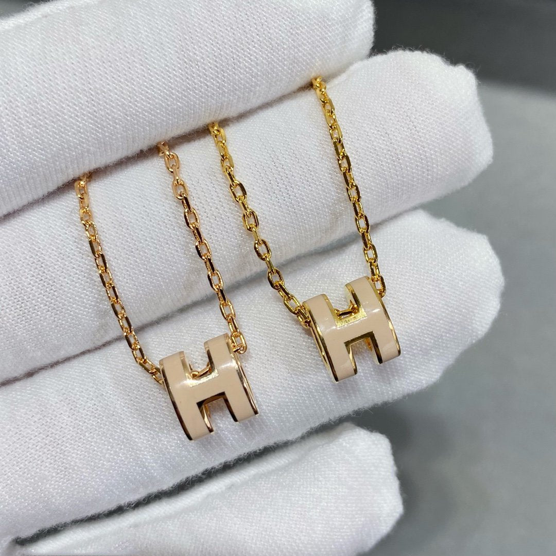 [Am jewelry]MINI POP H NECKLACE