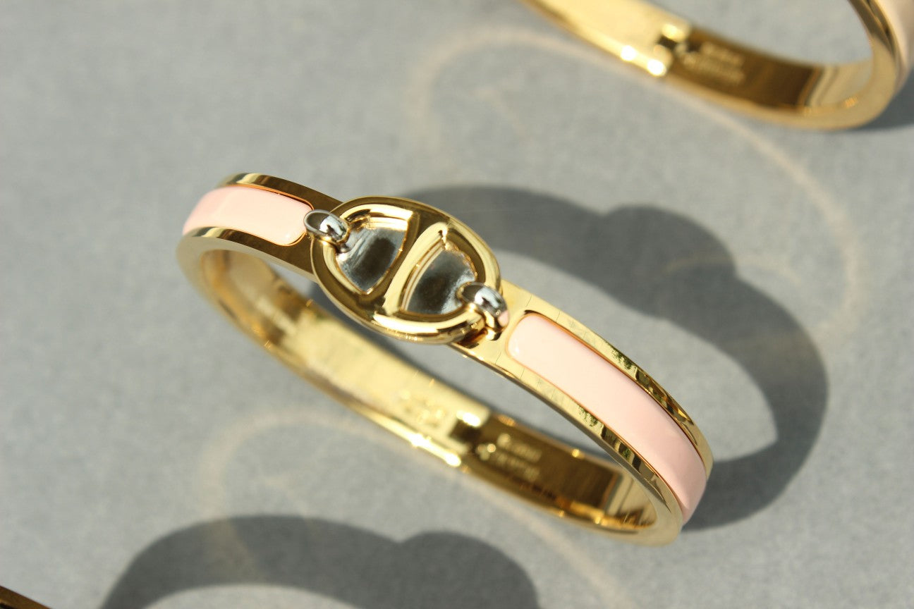 [Am jewelry]CLIC CHAINE GOLD BRACELET