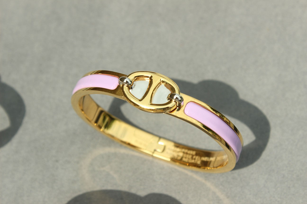 [Am jewelry]CLIC CHAINE GOLD BRACELET