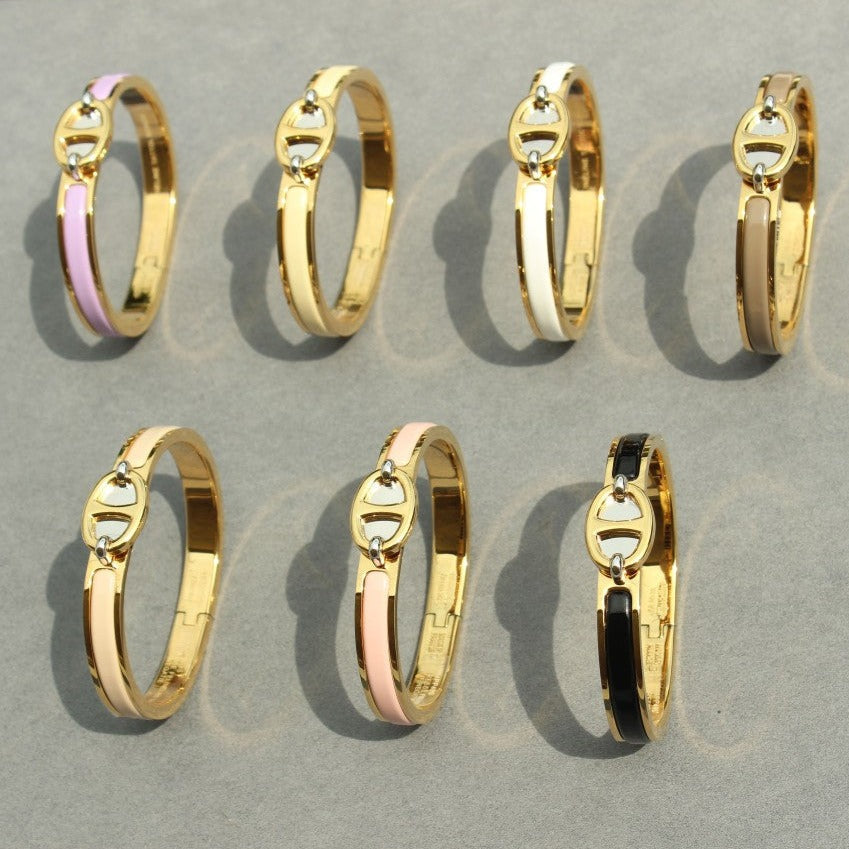 [Am jewelry]CLIC CHAINE GOLD BRACELET