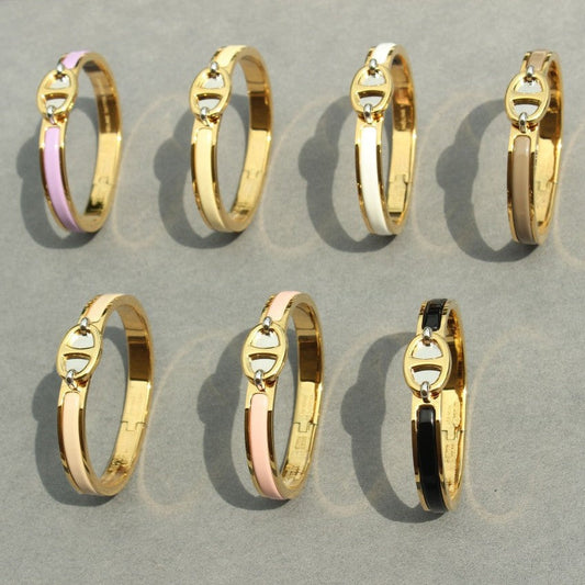 [Am jewelry]CLIC CHAINE GOLD BRACELET
