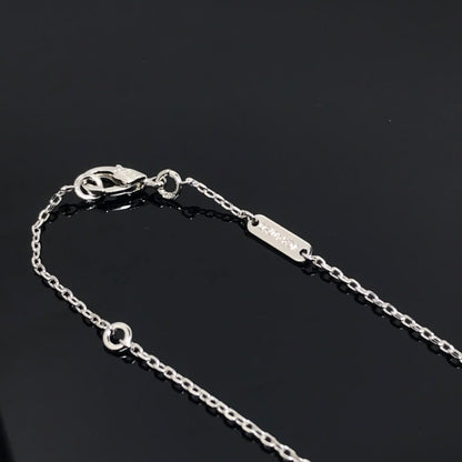 [Am jewelry]CLOVER PIETERSITE SILVER LONG NECKLACE