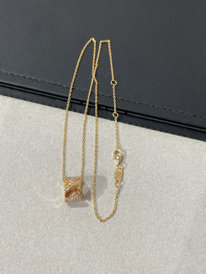 [Am jewelry]LIENS EVIDENCE DIAMOND PAVED NECKLACE