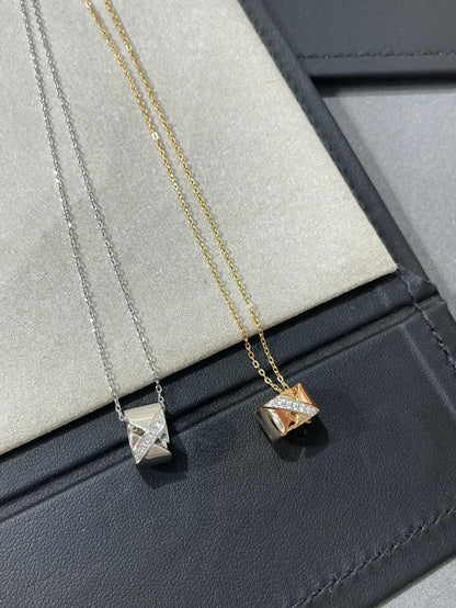 [Am jewelry]LIENS EVIDENCE DIAMOND NECKLACE