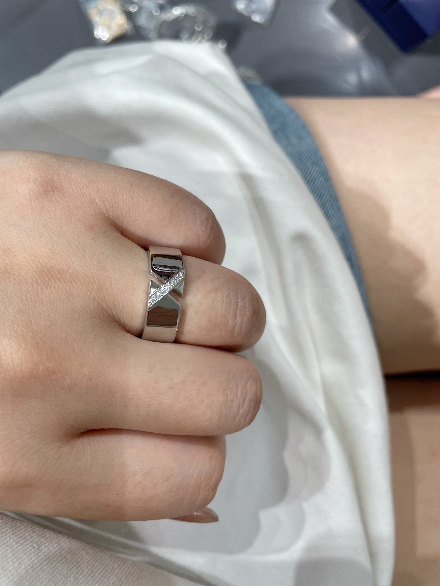 [Am jewelry]LIENS EVIDENCE DIAOMOND RING