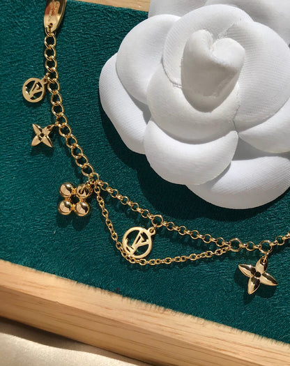 [Am jewelry]BLOOMING PINK GOLD MOP BRACELET