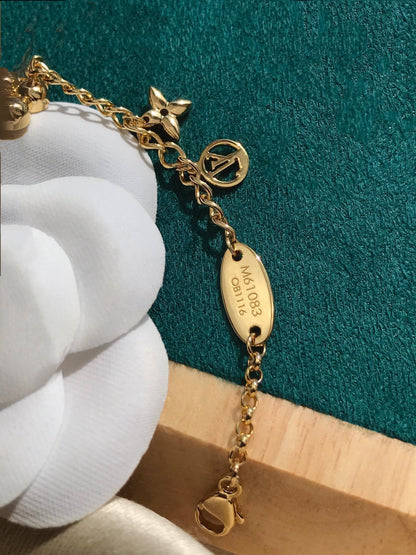[Am jewelry]BLOOMING PINK GOLD MOP BRACELET