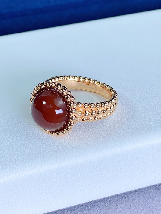 [Am jewelry]PERLEE COULEURS ROSE GOLD RING