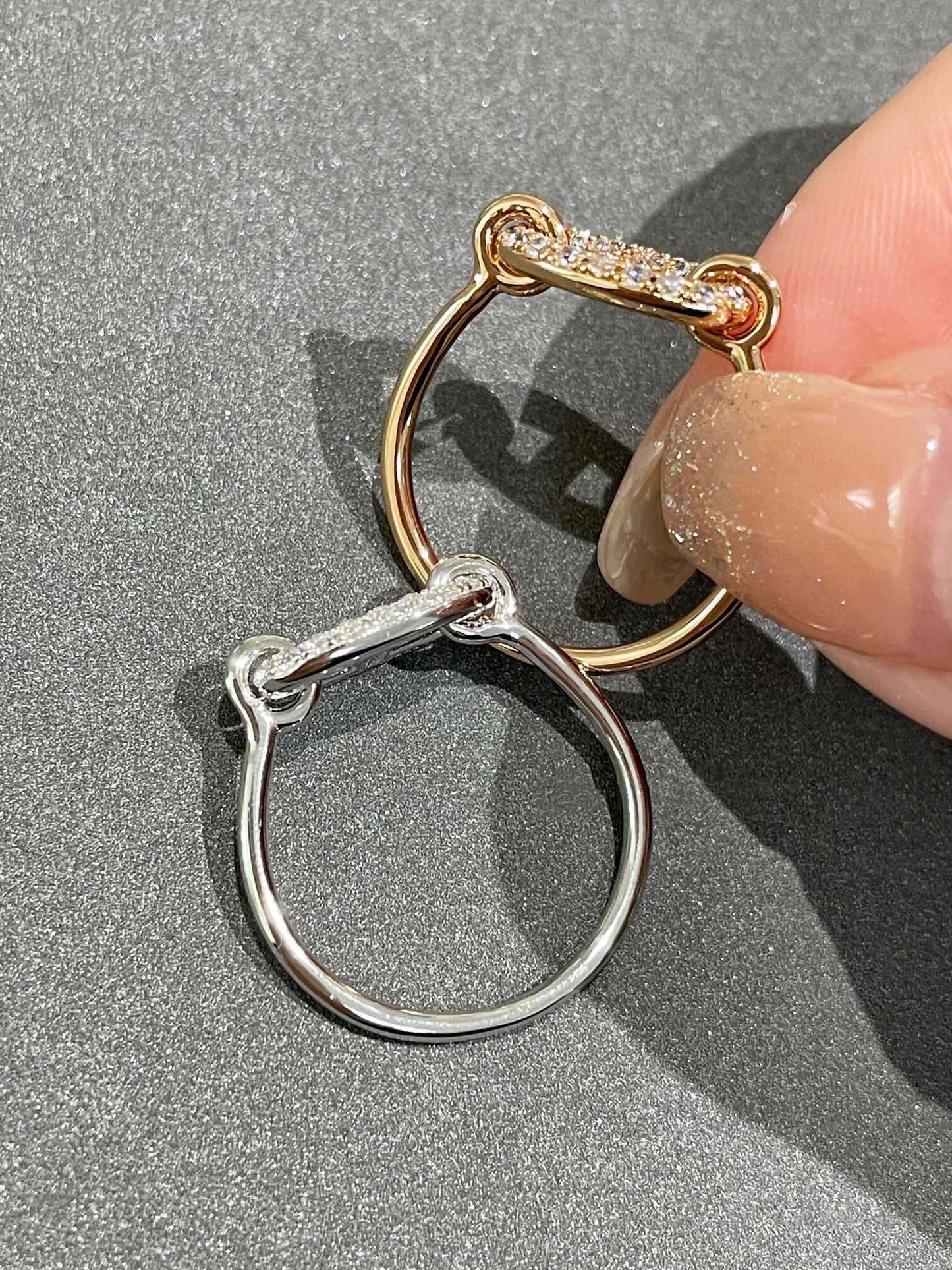 [Am jewelry]RONDE SMALL DIAMOND RING