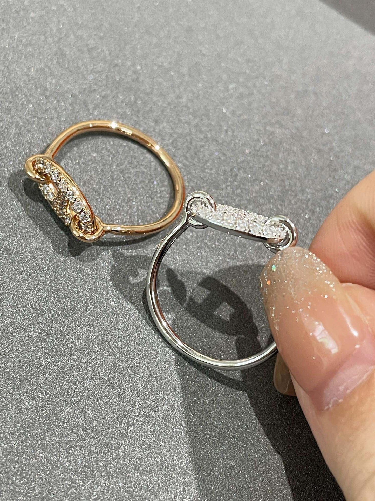 [Am jewelry]RONDE SMALL DIAMOND RING
