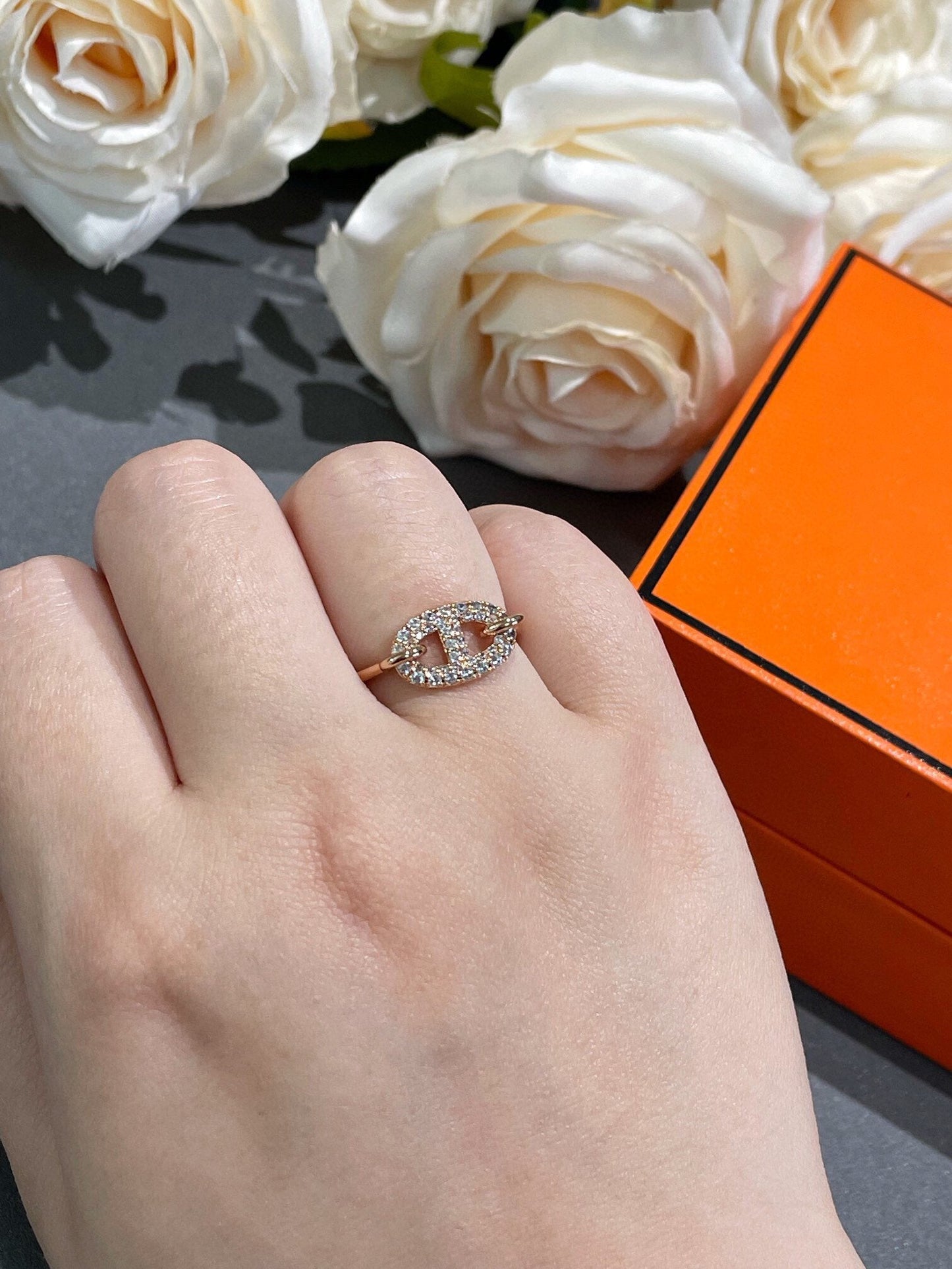 [Am jewelry]RONDE SMALL DIAMOND RING