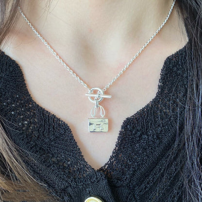 [Am jewelry]CONSTANCE PEDANT SILVER NECKLACE