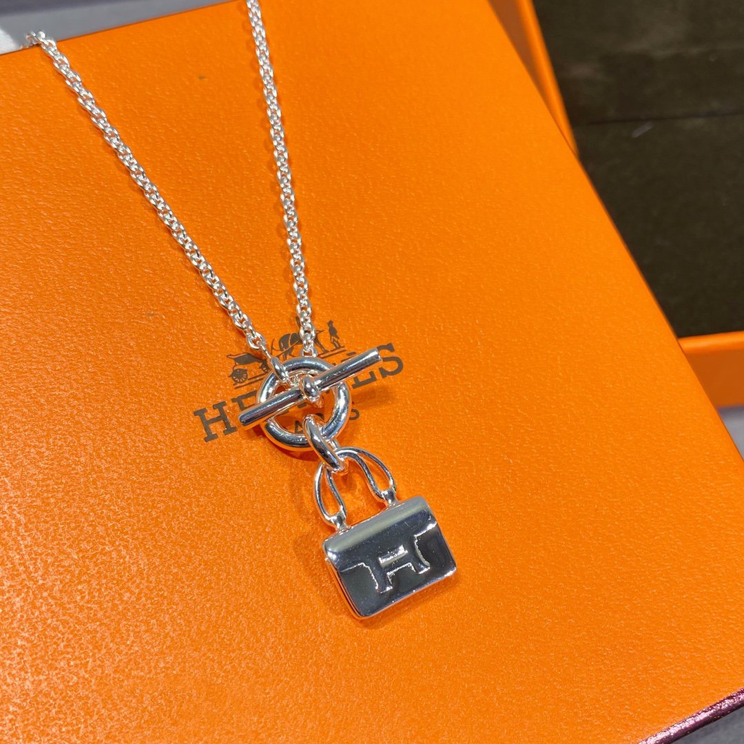 [Am jewelry]CONSTANCE PEDANT SILVER NECKLACE