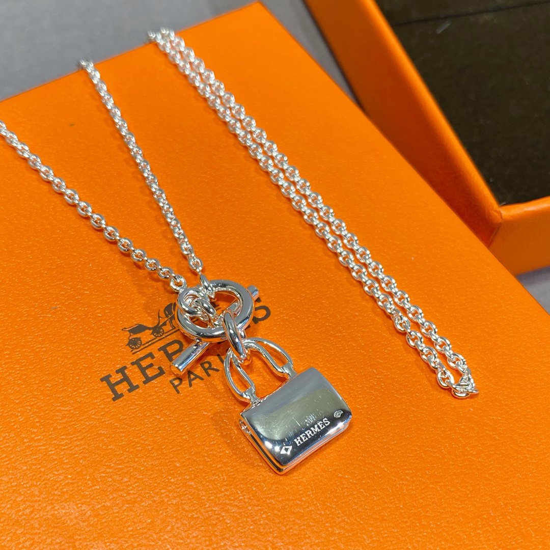 [Am jewelry]CONSTANCE PEDANT SILVER NECKLACE