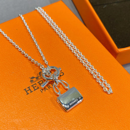 [Am jewelry]CONSTANCE PEDANT SILVER NECKLACE
