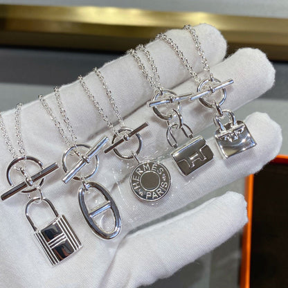 [Am jewelry]CONSTANCE PEDANT SILVER NECKLACE