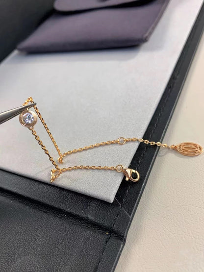 [Am jewelry]DAMOUR DIAMOND LINK BRACELET
