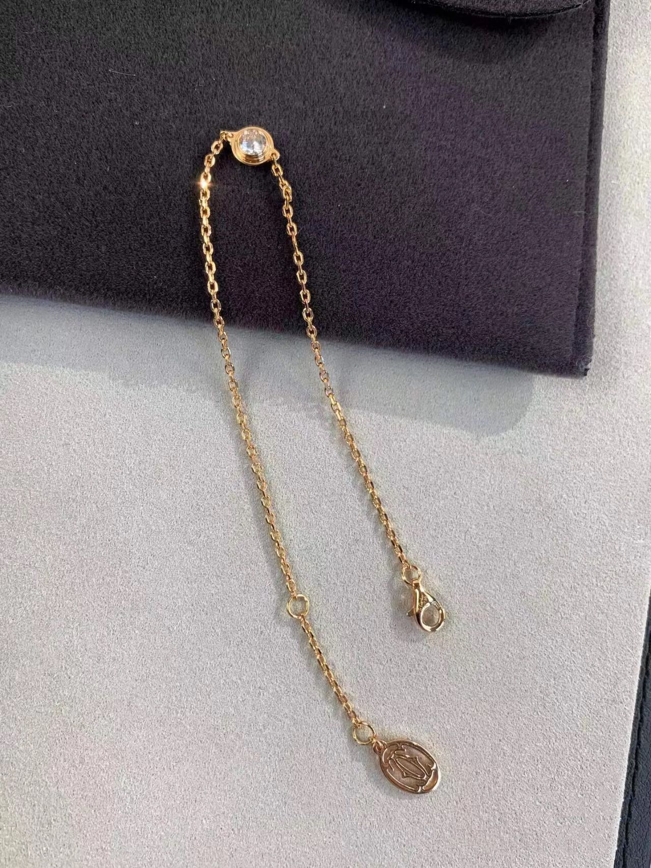 [Am jewelry]DAMOUR DIAMOND LINK BRACELET