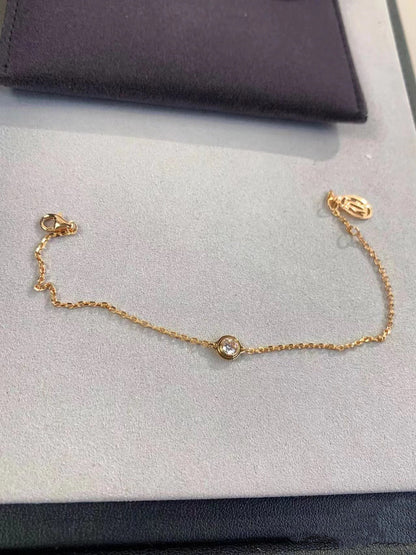 [Am jewelry]DAMOUR DIAMOND LINK BRACELET