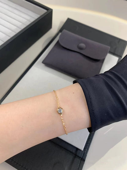 [Am jewelry]DAMOUR DIAMOND LINK BRACELET