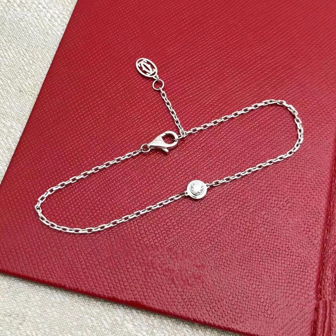 [Am jewelry]DAMOUR DIAMOND LINK BRACELET