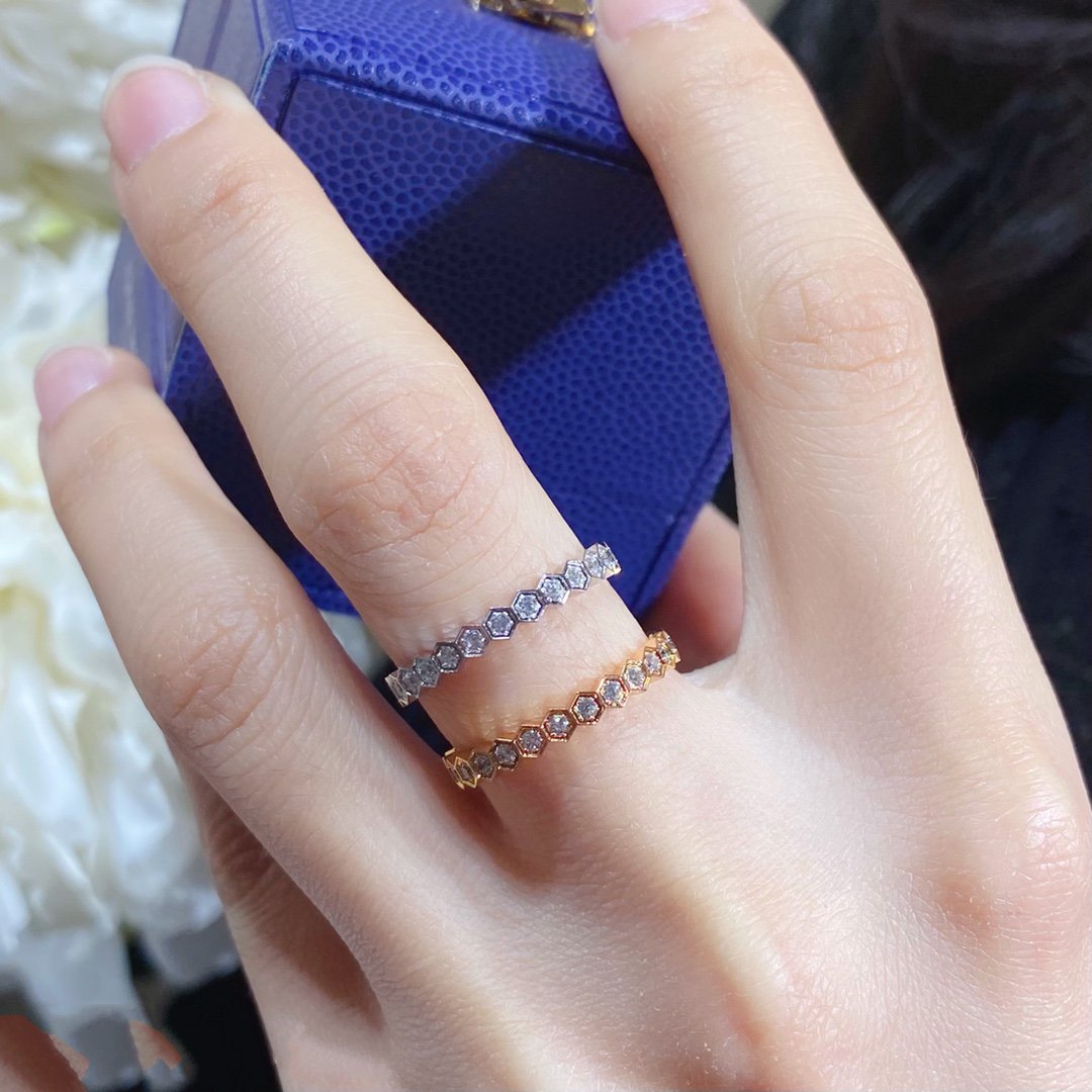 [Am jewelry]BEE LOVE DIAMOND PAVED SMALL RING