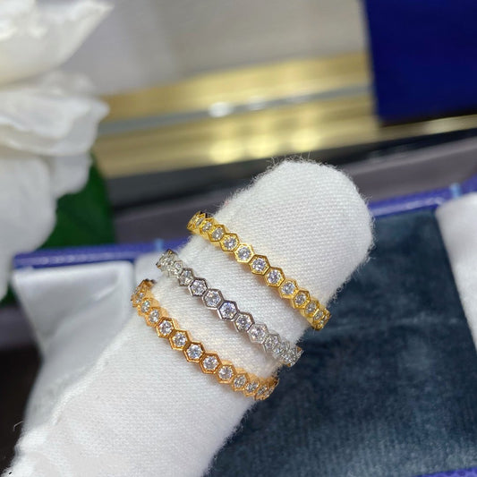[Am jewelry]BEE LOVE DIAMOND PAVED SMALL RING