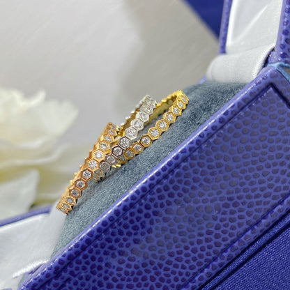 [Am jewelry]BEE LOVE DIAMOND PAVED SMALL RING