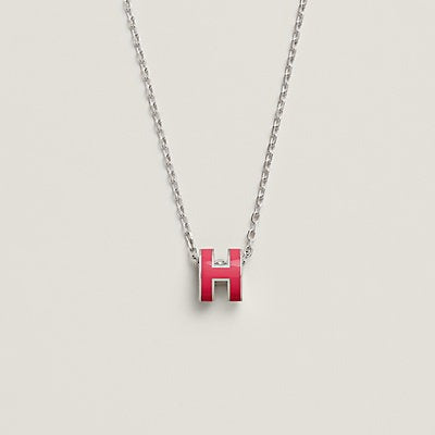 [Am jewelry]H NECKLACE PINK