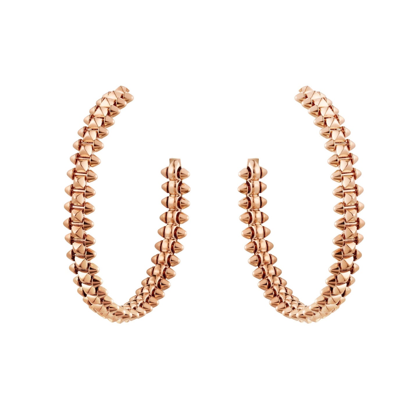[Am jewelry]CLASH LARGE HOOP EARRINGS