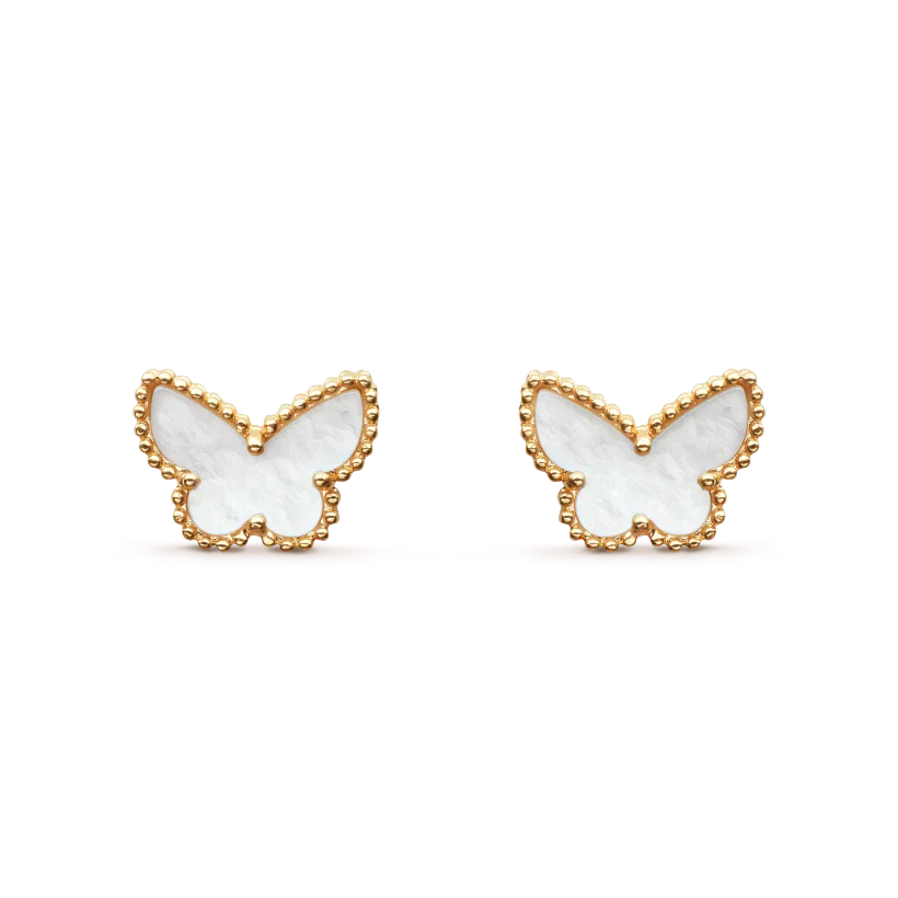 [Am jewelry]SWEET BUTTERFLY MOP EARSTUDS