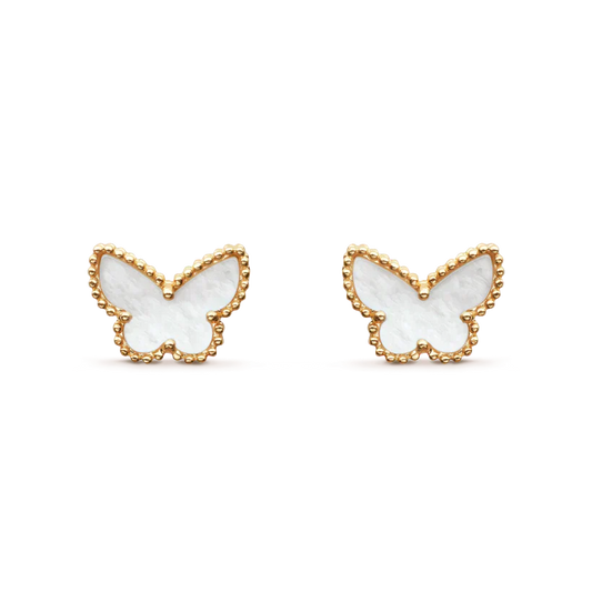 [Am jewelry]SWEET BUTTERFLY MOP EARSTUDS