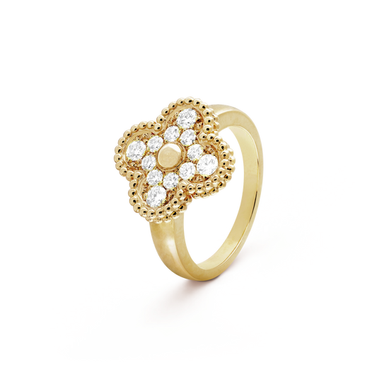 [Am jewelry]CLOVER DIAMOND RING