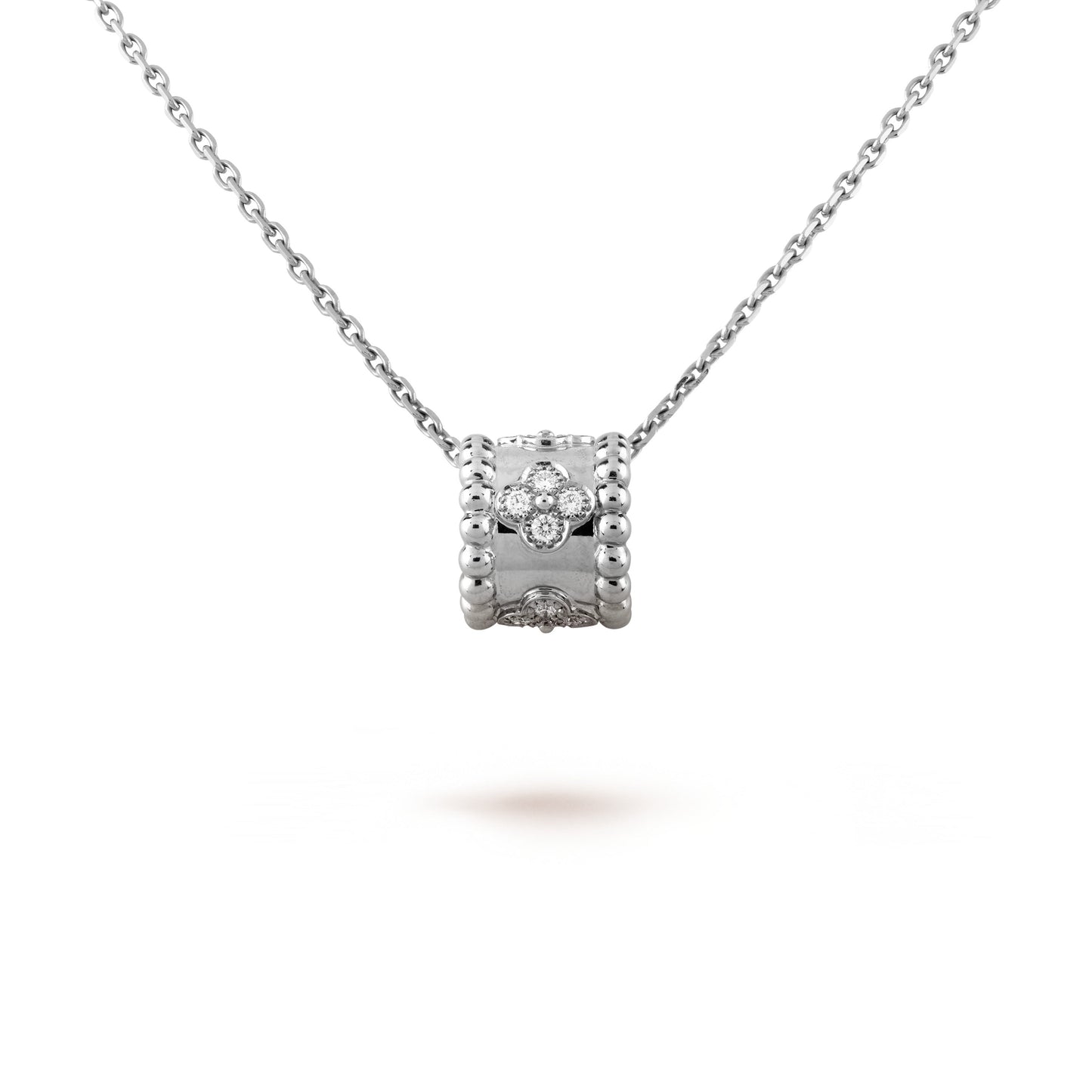 [Am jewelry]PERLEE PEDANT SIVLER DIAMOND NECKLACE