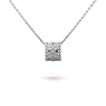 [Am jewelry]PERLEE PEDANT SIVLER DIAMOND NECKLACE