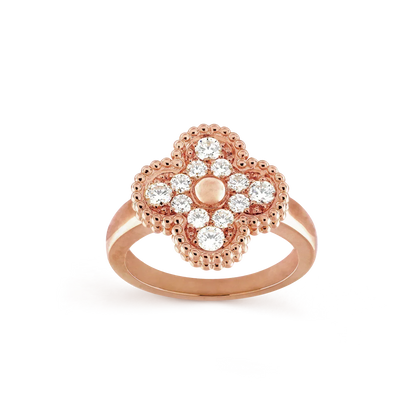 [Am jewelry]CLOVER DIAMOND RING