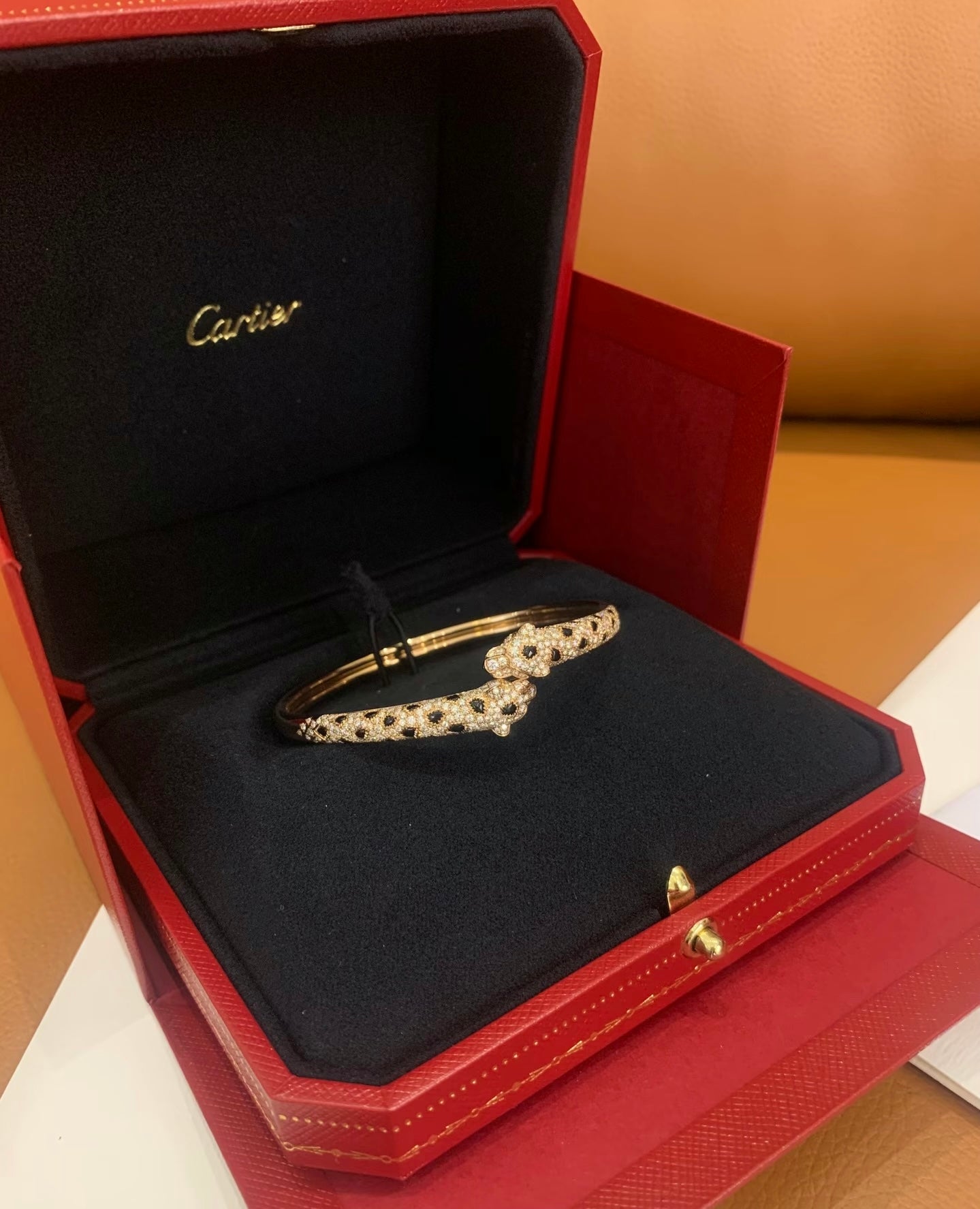 [Am jewelry]Cheetah Collection Large Diamond Bracelet